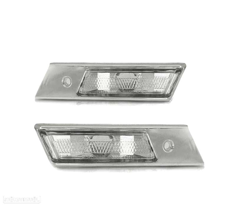 PISCAS LATERAIS BMW E34 E32 E36 90-96 CROMADOS - 1