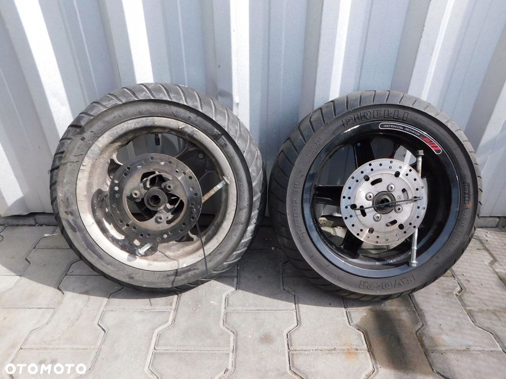 KOŁA DO WÓZKA KOMPLET 120/70-12 - 2