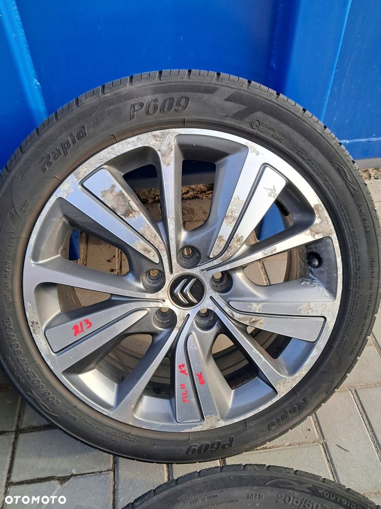 citroen c4 grand picasso ii felgi aluminiowe 5x108 e50 9677090377 - 8