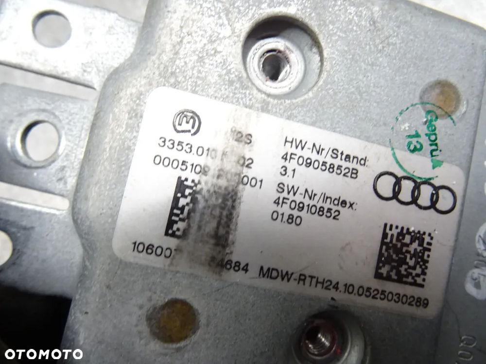 AUDI A6 C6 04-07 2.4 BLOKADA KIEROWNICY 4F0910852 - 4