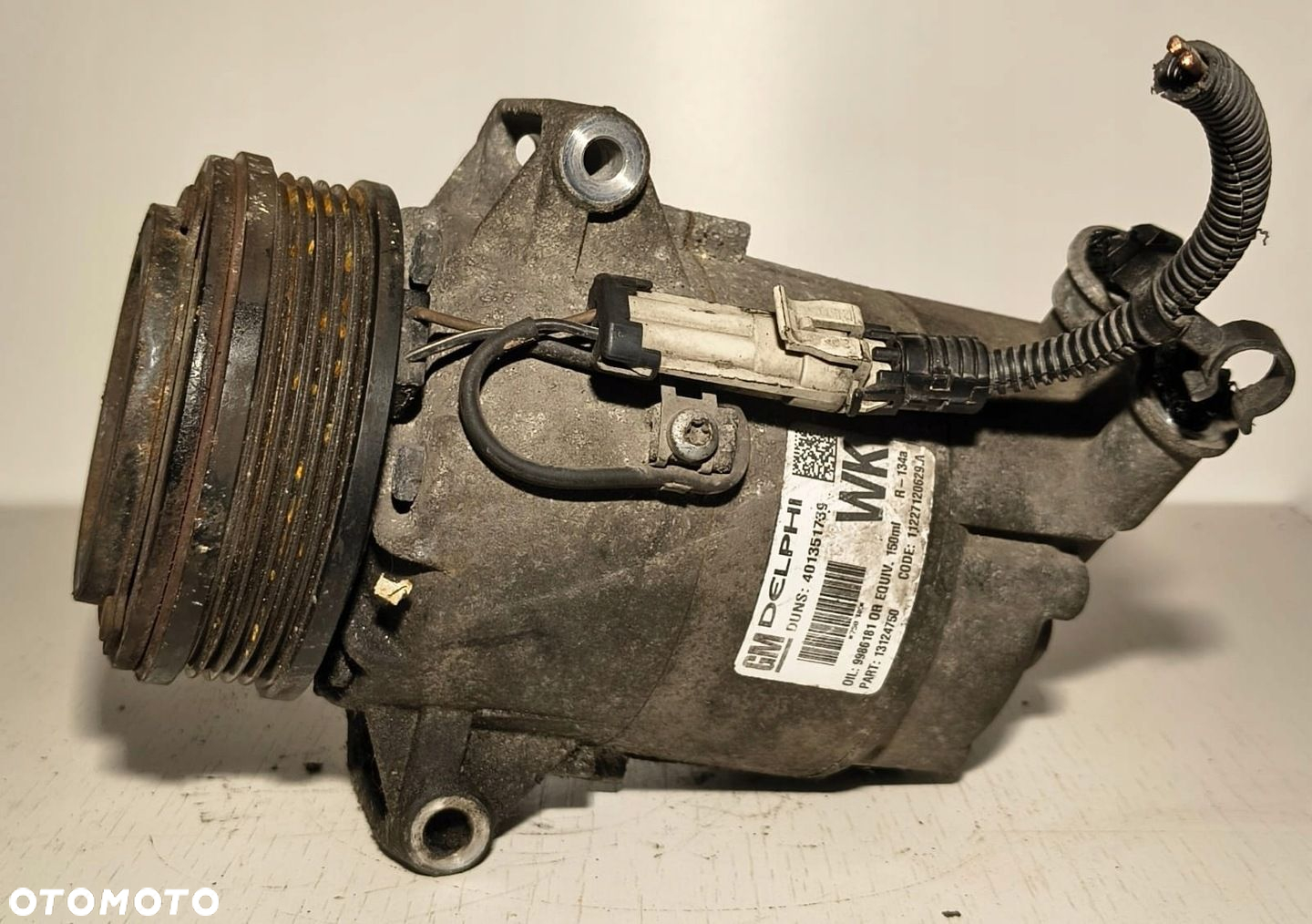 SPRĘŻARKA KOMPRESOR KLIMATYZACJI OPEL ASTRA ZAFIRA, 13124750WK - 3