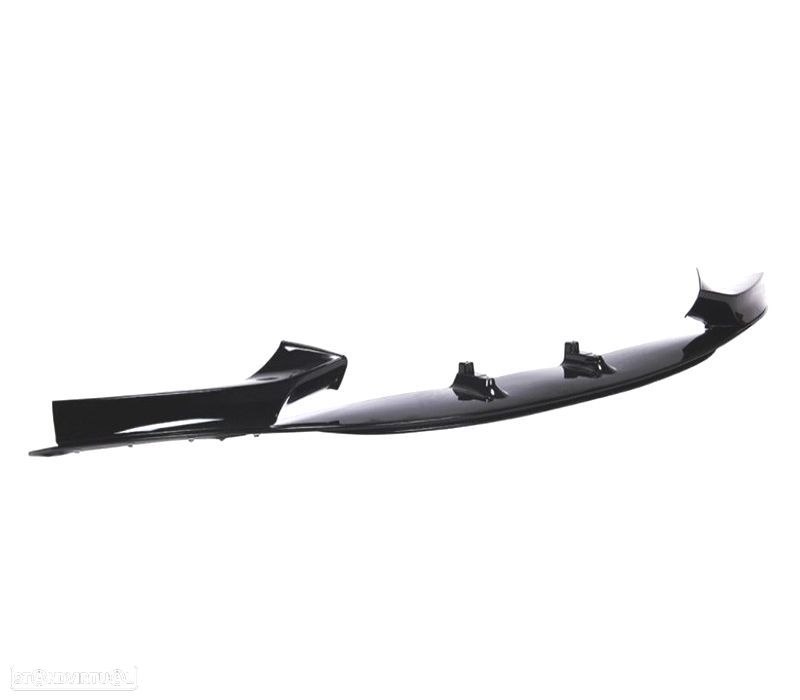 SPOILER LIP DIANTEIRO BMW F22 F23 LOOK M PERFORMANCE PRETO BRILHANTE - 3