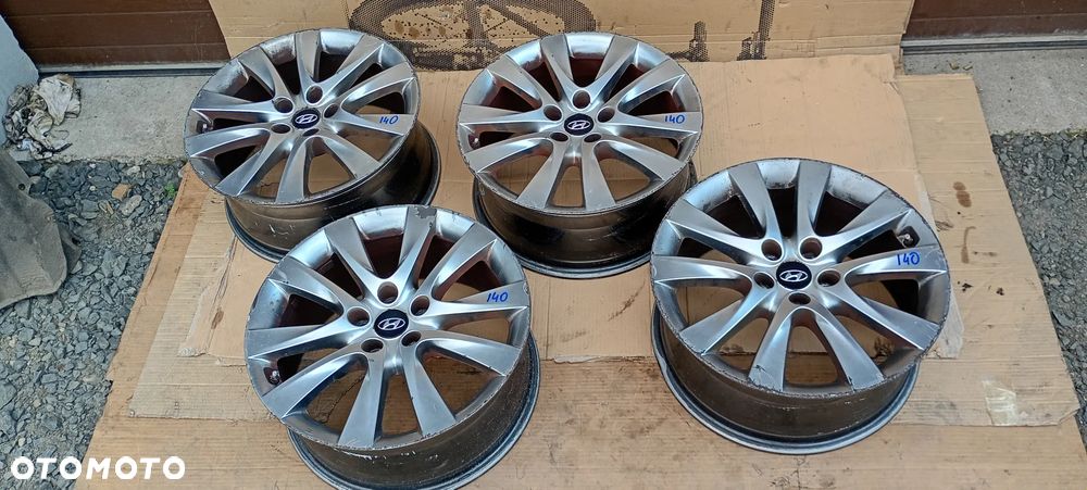 Alufelgi felgi aluminiowe alusy 5x114.3 R18 8J ET46 R18 Hyundai i40 52910-3Z350 52910-3Z380 - 7