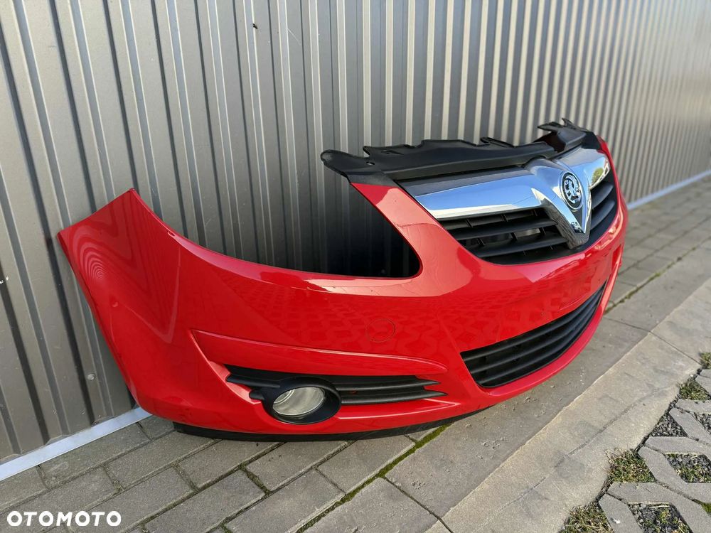 Opel Corsa D Zderzak przedni przód Z547 kompletny halogeny grill - 2