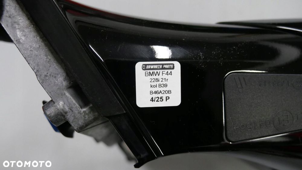 bmw f44 lusterko lewe 7 pin asystent pamięć el. składane shadow b39 9853521 - 12