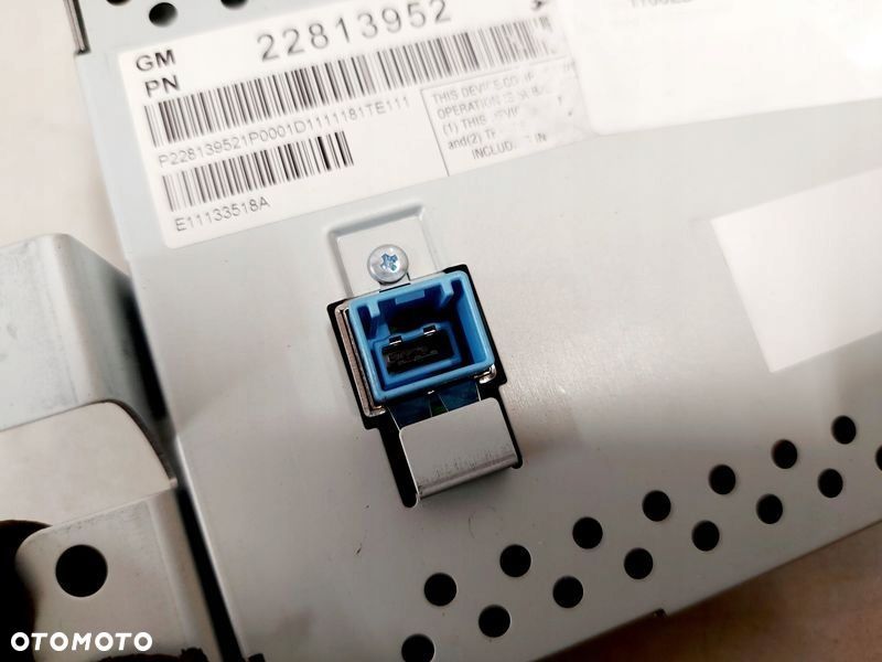 opel ampera wyświetlacz monitor ekran nawigacji navi 22813952 - 9