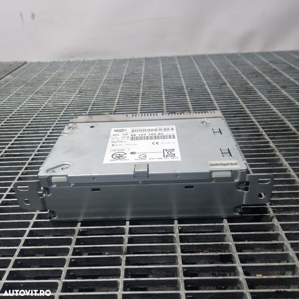 Cd player Citroen C4 Cactus 2014 - 2017 (1386) 9810476280 - 2