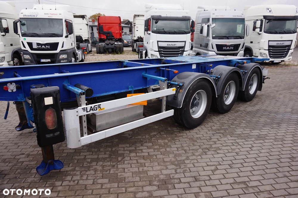 Lag 0-3-39 CD Naczepa Ciężarowa Przewóz Kontenerów Osie BPW - 14