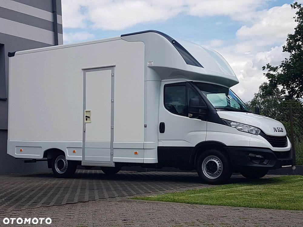 Iveco DAILY KONTENER NISKOPODŁOGOWY 4,44x2,23x2,43 SKLEP FOODTRUCK BAR KLIMA KONIOWÓZ KAMPER - 30