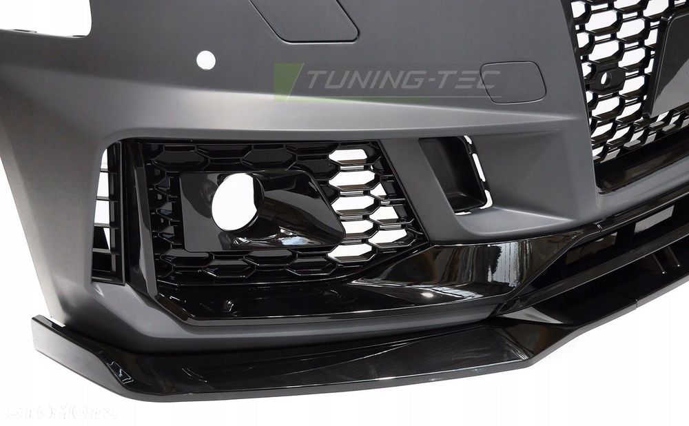 Zderzak przod Grill Kratki Tuning R S 4 Line look Audi A4 b9 8w 0 2015-2019 - 3