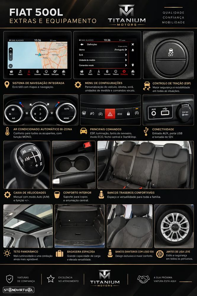 Fiat 500L Urban 1.3 Multijet S&S Dualogic Lounge - 5