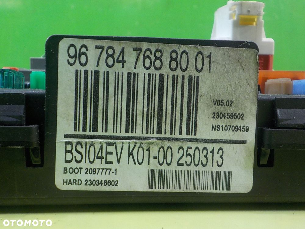 PEUGEOT PARTNER II/III LIFT I 1.6 HDI 13r skrzynka bezpiecznikow modul BSI - 5