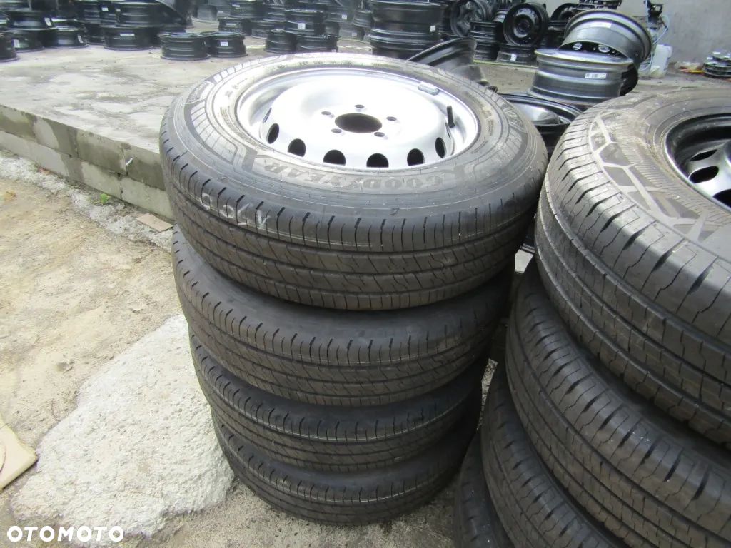 4x NOWE Felgi Koła 16 Renault Master III Opel Movano II 6,5 j 5x130 ET66 + Opony 225/65 16C 16 C - 1