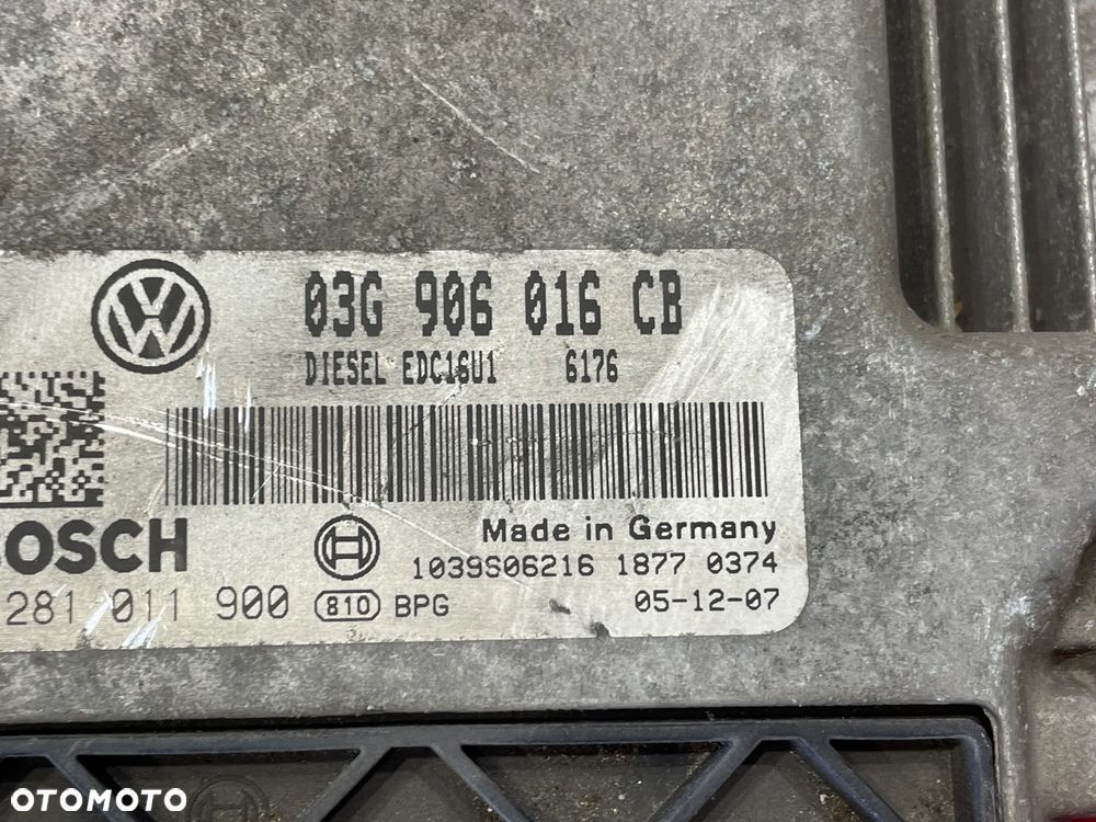 Sterownik Silnika VOLKSWAGEN 03G906016CB - 2