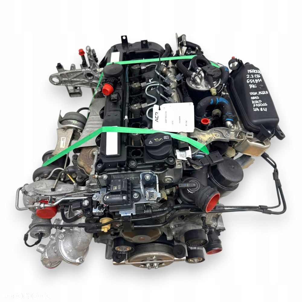 SILNIK 651911 Mercedes W204 C204 2.2 CDI diesel kompletny 651.911 147 332km - 3