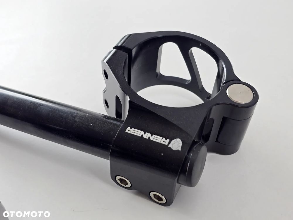 KIEROWNICA DWUCZĘŚCIOWA CLIP-ON UCHWYT 55MM CZARNA BMW KAWASAKI SUZUKI YAMAHA - 4