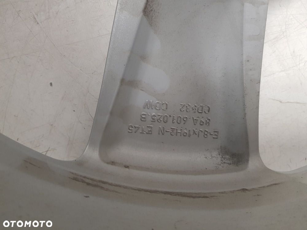 FELGA ALUMINIOWA AUDI Q4 E-TRON ETRON 8X19 ET45 89A601025B - 9