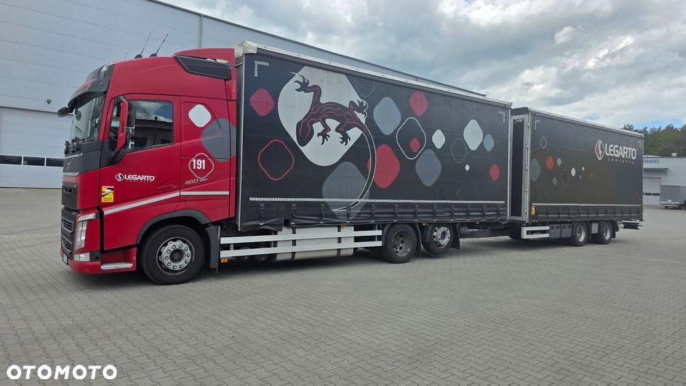 Volvo Volvo FH 460 / ZESTAW TANDEM 120M3 / 7,7m+7,7m /PRZEJAZDOWY / SALON PL / ZŁOTY KONTRAKT SERWISOWY - 5