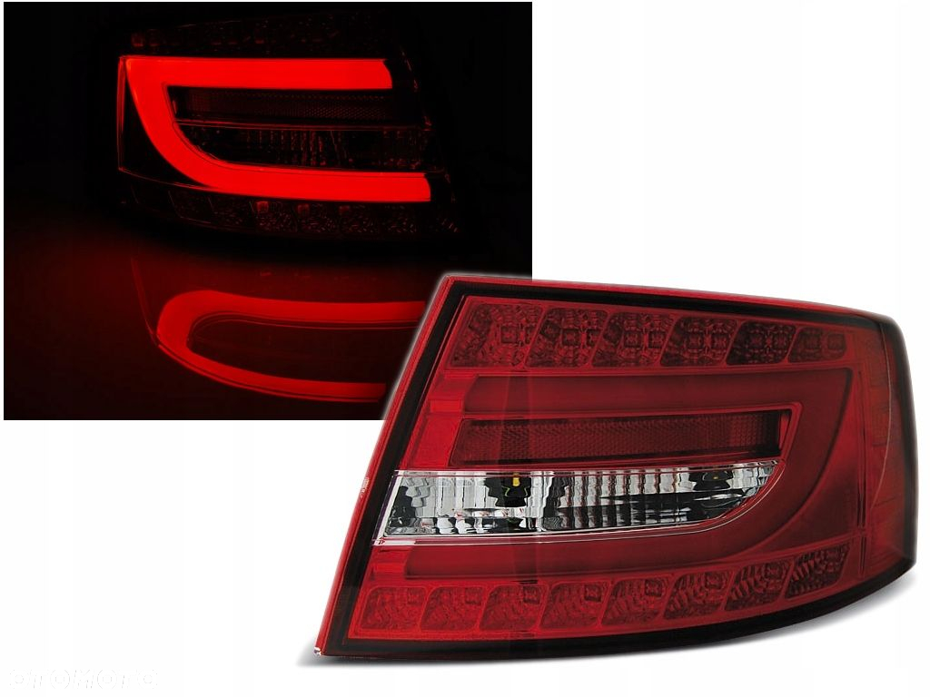 NOWOCZESNE Lampy Do AUDI A6 C6 4F SEDAN Od 2004 Do 2008 LED BAR RED 6 PIN - 2