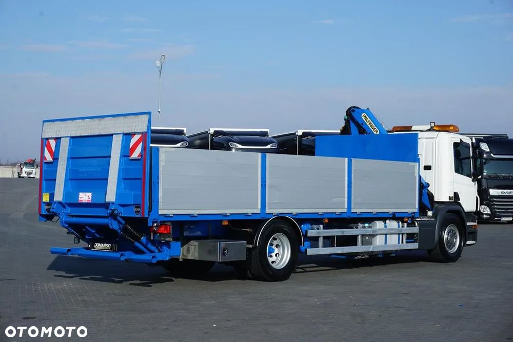 Scania / P 250 / ACC / SKRZYNIOWY + HDS + WINDA / PALFINGER PK 12 002 - EH B / WYSIĘG 10 M - 5