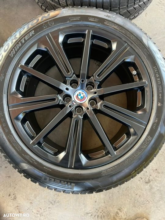 vând set jante originale BMW X5,X6 model G05,G06 pe 20” cu anvelope noi - 2