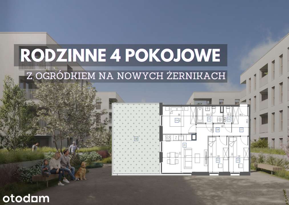 PIĘKNY UKŁAD / Własny ogródek / Nowe Żerniki / Zadzwoń!