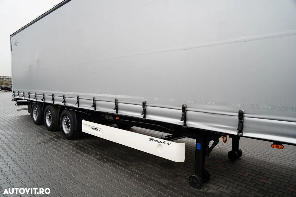 Wielton CORTINĂ WIELTON / MEGA / ACOPERIȘ CULISANT / SISTEM BDE - STALPINI CULISANTI / SAF / ACOPERIȘ ARMAT - 9