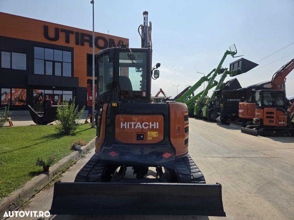 Hitachi ZX48U-6, 2023, 2.658t, 5 TONE, CUPLA RAPIDA+3 CUPE NOI, inst picon pe brate, lama nivelare, ad sapare 4m, ridica 3t, latime 2m, antifurt, aer cond, produs in JAPONIA, posibilitate leasing 4 ani, PROMOTIE 39.500 EUR+tva - 12