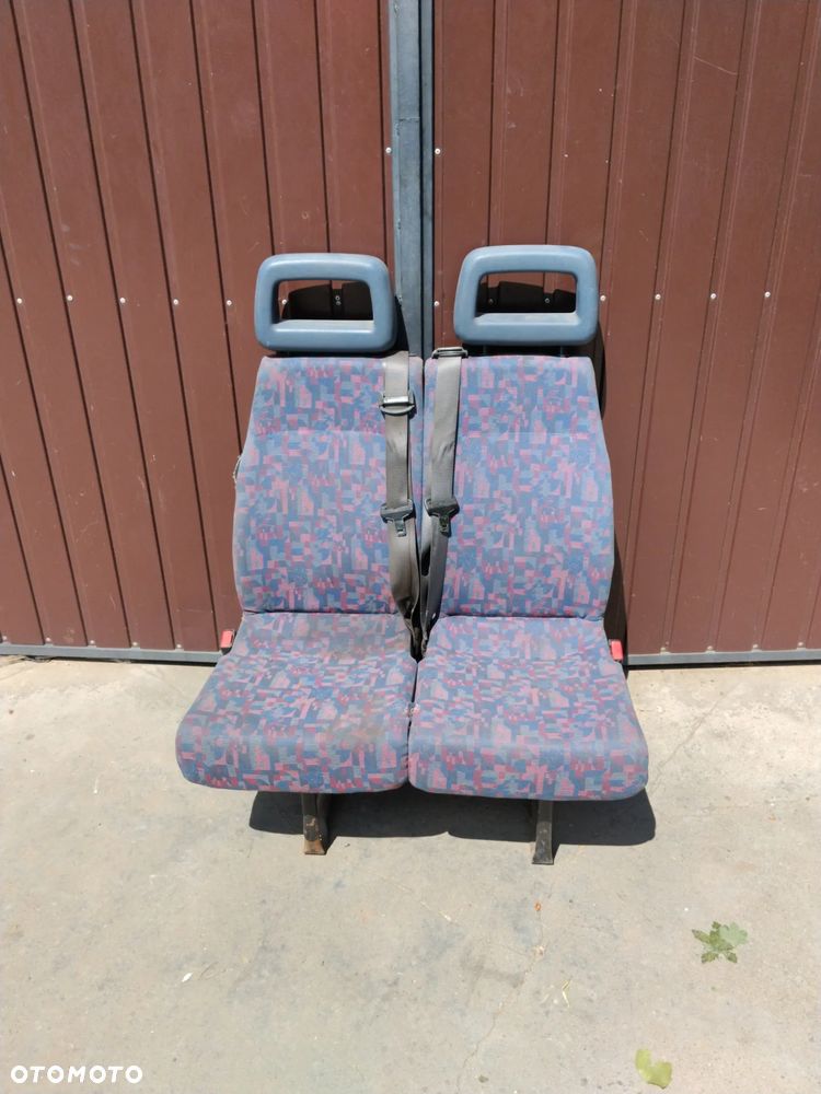 Fotele TYŁ Tylny Podwójny z pasami Bus - 9