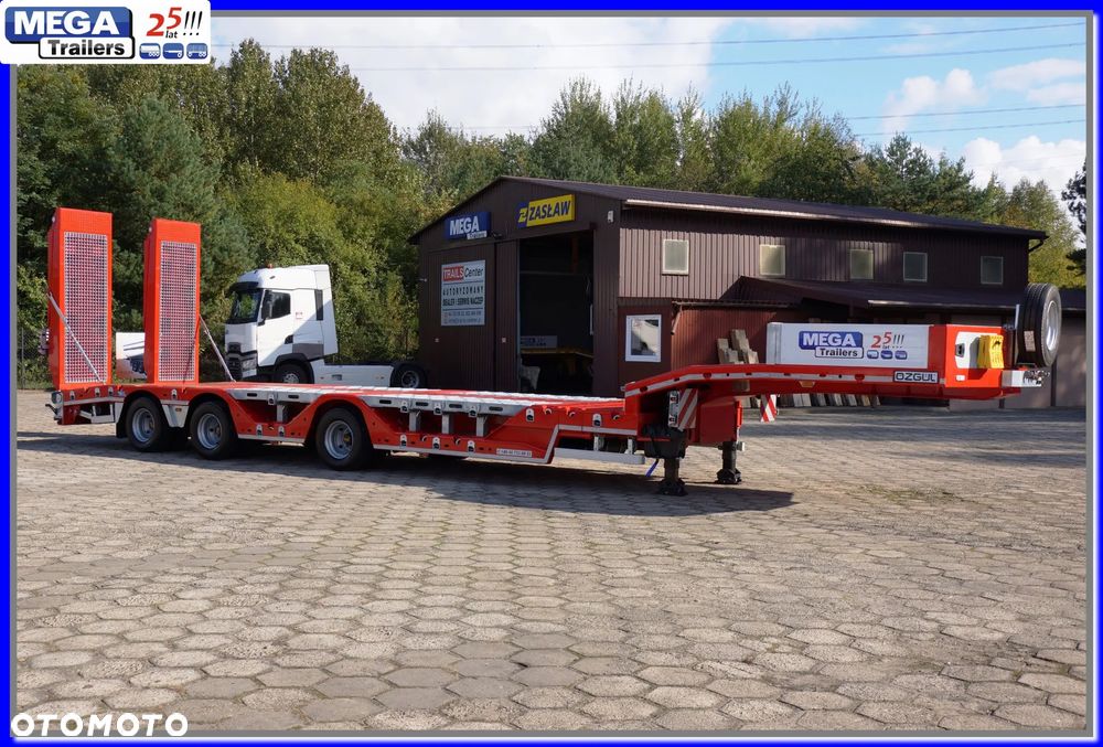 Mega Nisko-podłogowa 3 osie, 18,60 m dł., ZAGŁEBIENIA NA KOŁA pod maszyny leśne i budowlane !!! - 12