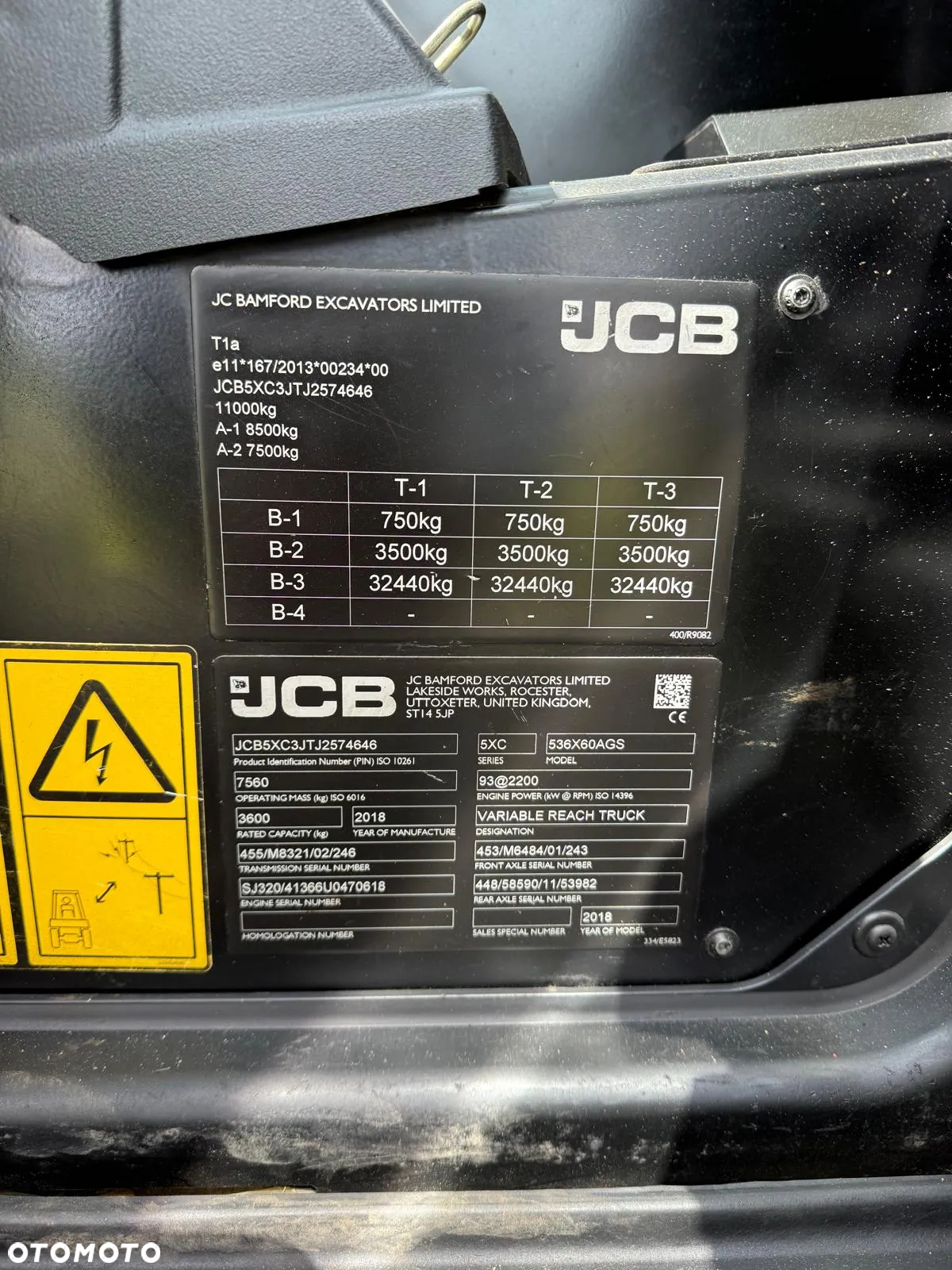 JCB Ładowarka teleskopowa Jcb 536-60 AGRI SUPER 2018 ROK Niski przebieg Bardzo bogata - 10