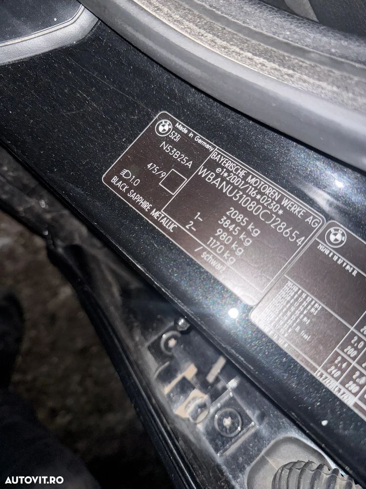 Dezmemam BMW 523i e60 2008 automat lci - 8