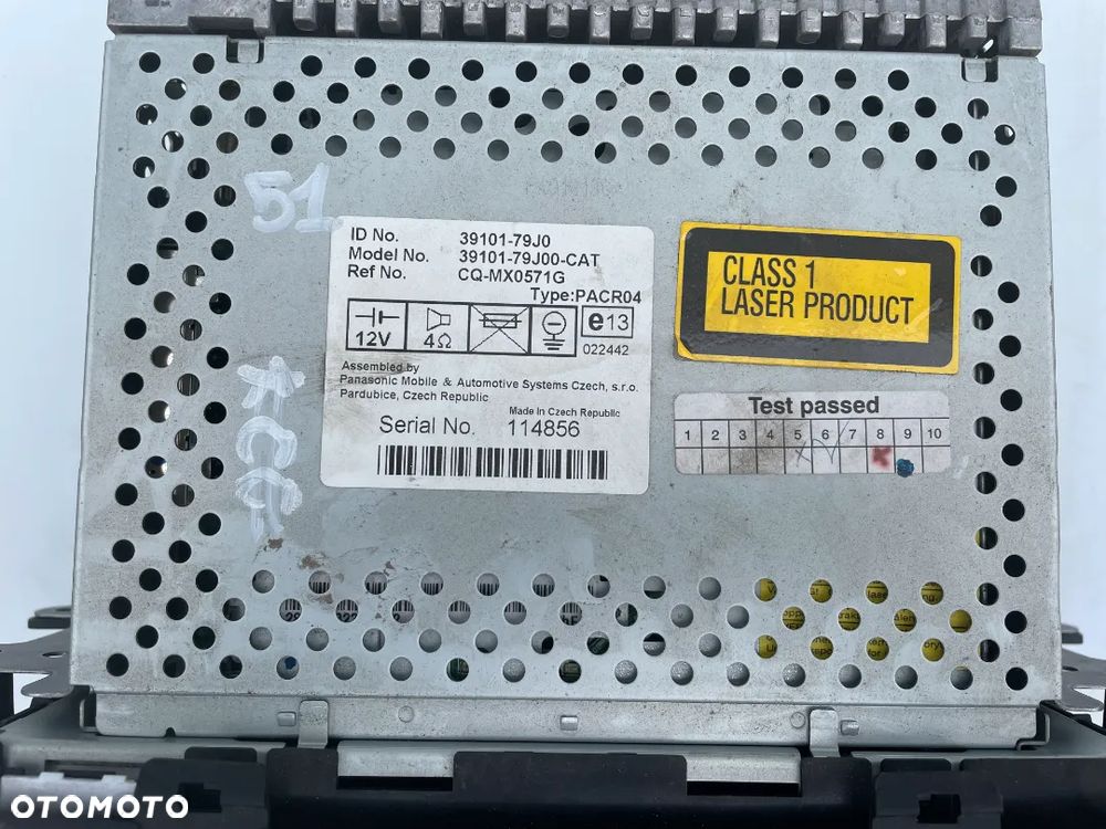 RADIO SUZUKI SX4 39101-79J00 - 4