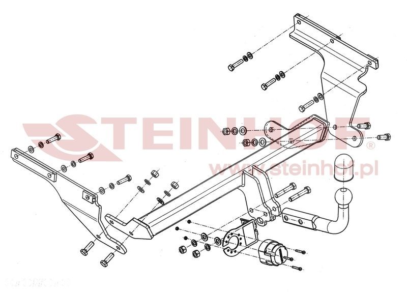 Hak holowniczy + MODUŁ 7PIN do Subaru Trezia od 2011 - 2