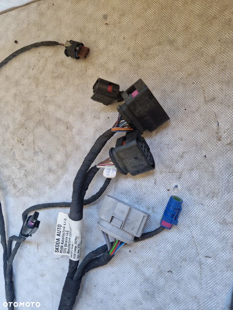 Skoda Superb III 3 3V0 Lift Hybryda Instalacja PDC zderzaka Przód 3V0 971 095 AG - 4