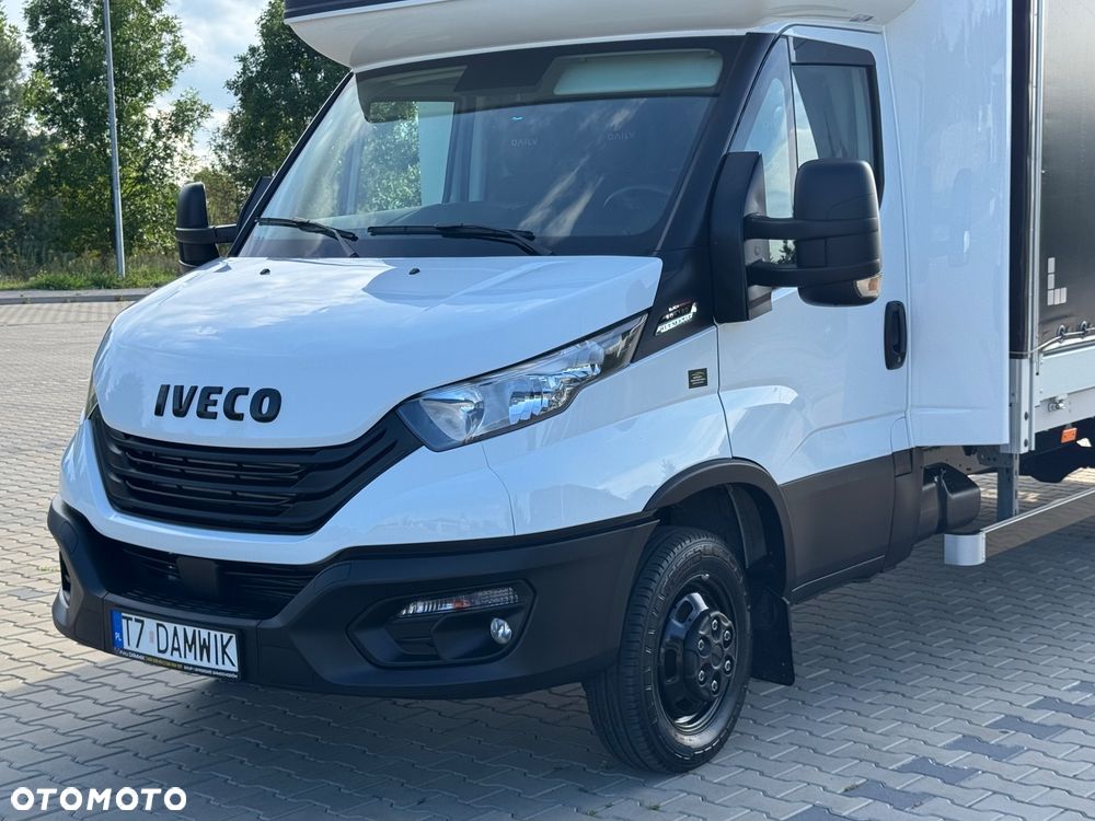 Iveco Daily 2024r ‼️50C18‼️HI-MATIC 15 Palet 6.11m // 3.0 Plandeka 2x Firanka + Dach zsuwany + drzwi z tyłu Wysokość rampowa // poduszki pneumatyczne Salon Polska DMC 3.5t - 37
