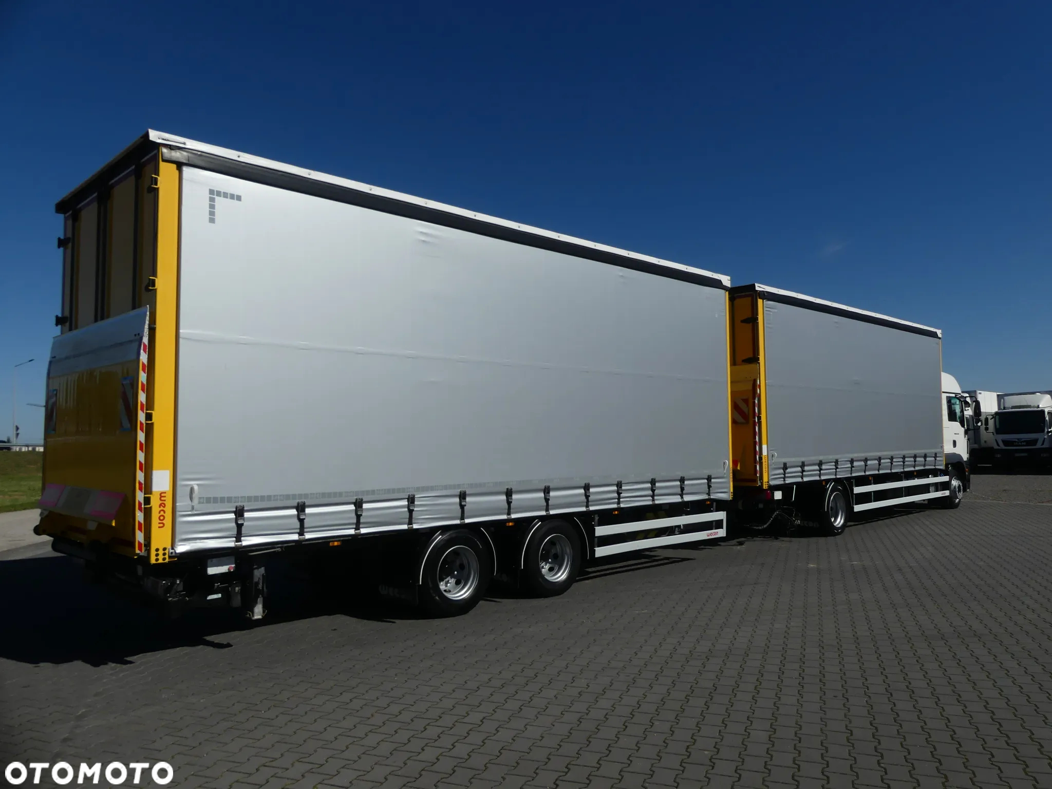 MAN TGM 18.340 / FIRANKA + WINDA / ZESTAW 38 EURO PALET / - 8