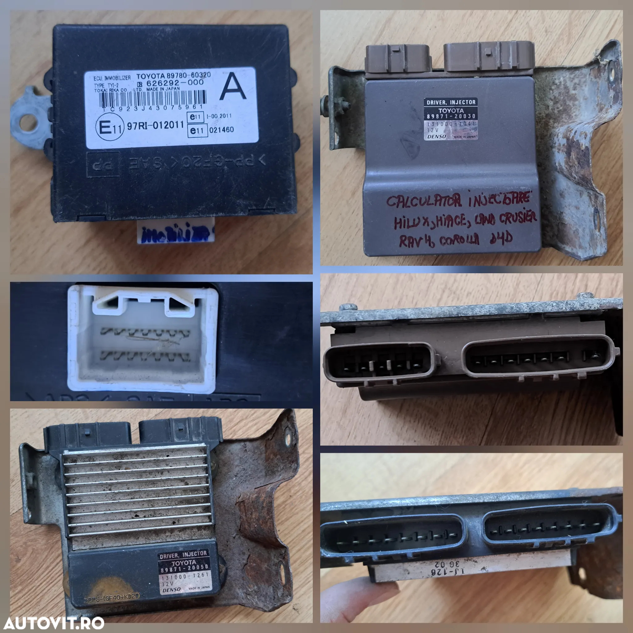 ECU calculator motor modul ABS amplificator audio modul ecu confort Calculator modul gateway calculator clima  modul injectoare Ecu unitate cutie transfer toyota land cruiser avensis corollla rav 4 - 7