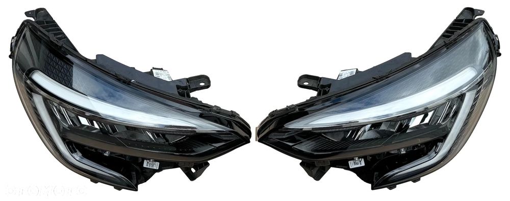 NOWE LAMPY Renault Clio V 5 2023 Lampa Lewa Prawa Przód Przednia Kompletna Komplet Lamp Przednich Full Led Pure Vision 260104922R 260607647R 260104922 260607647 - 8