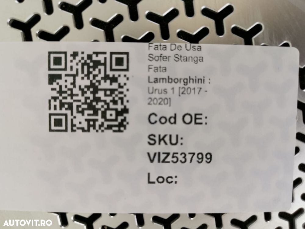 Fata De Usa Sofer Stanga Fata Lamborghini Urus 1 2017 2018 2019 2020 O - 8