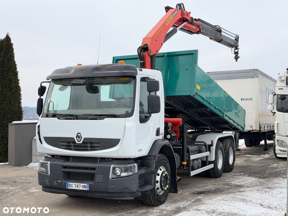 Renault PREMIUM LANDER 380 DXI 6X4 // DŹWIG HDS PALFINGER PK15500 RADIO PILOT // - 5