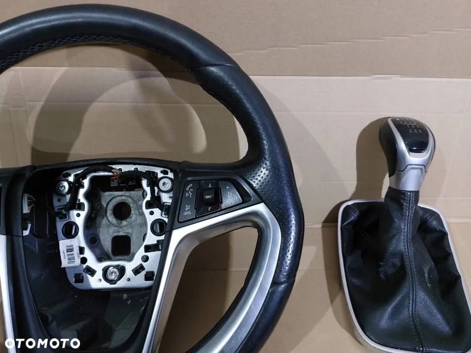 Kierownica skóra Opel Insignia A OPC gałka zmiany biegów mieszek - 7