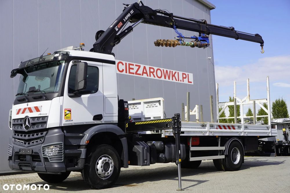 Mercedes-Benz Arocs 1833 4×2 / 50 tys. km! / HDS HIAB X-HIPRO 192 ES-3 / Pilot / Wiertło / 3 szt._260335 - 6