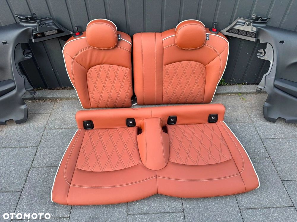 FOTELE TAPICERKA MINI COOPER ONE F56 BEV SPORT GRZANE HARMAN CHESTER BROWN - 7