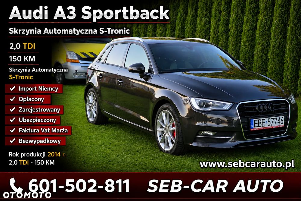 Audi A3 Sportback 2.0 TDI S tronic S line Sportpaket - 2
