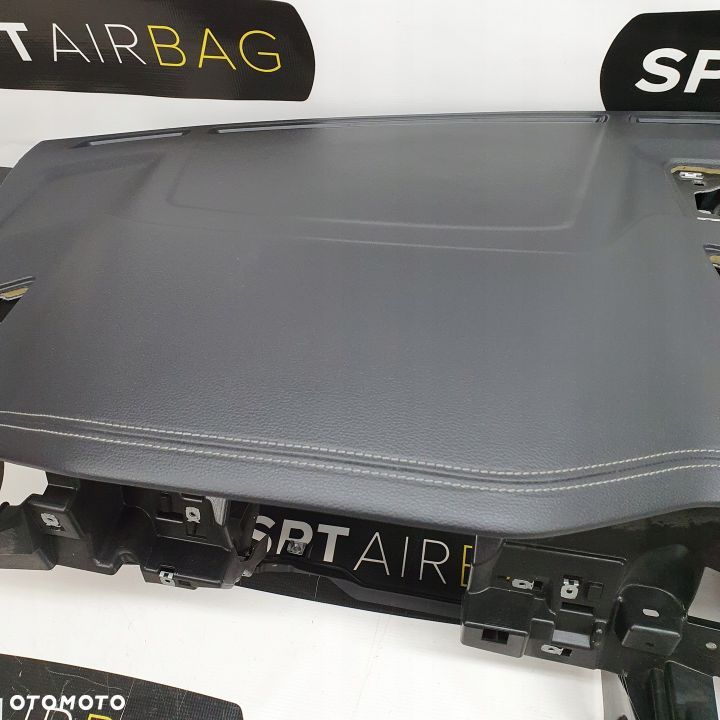 VW TOUAREG III 3 DESKA ROZDZIELCZA KONSOLA KOKPIT PULPIT PODUSZKI AIRBAG AIR BAG PASY KIT SET - 6