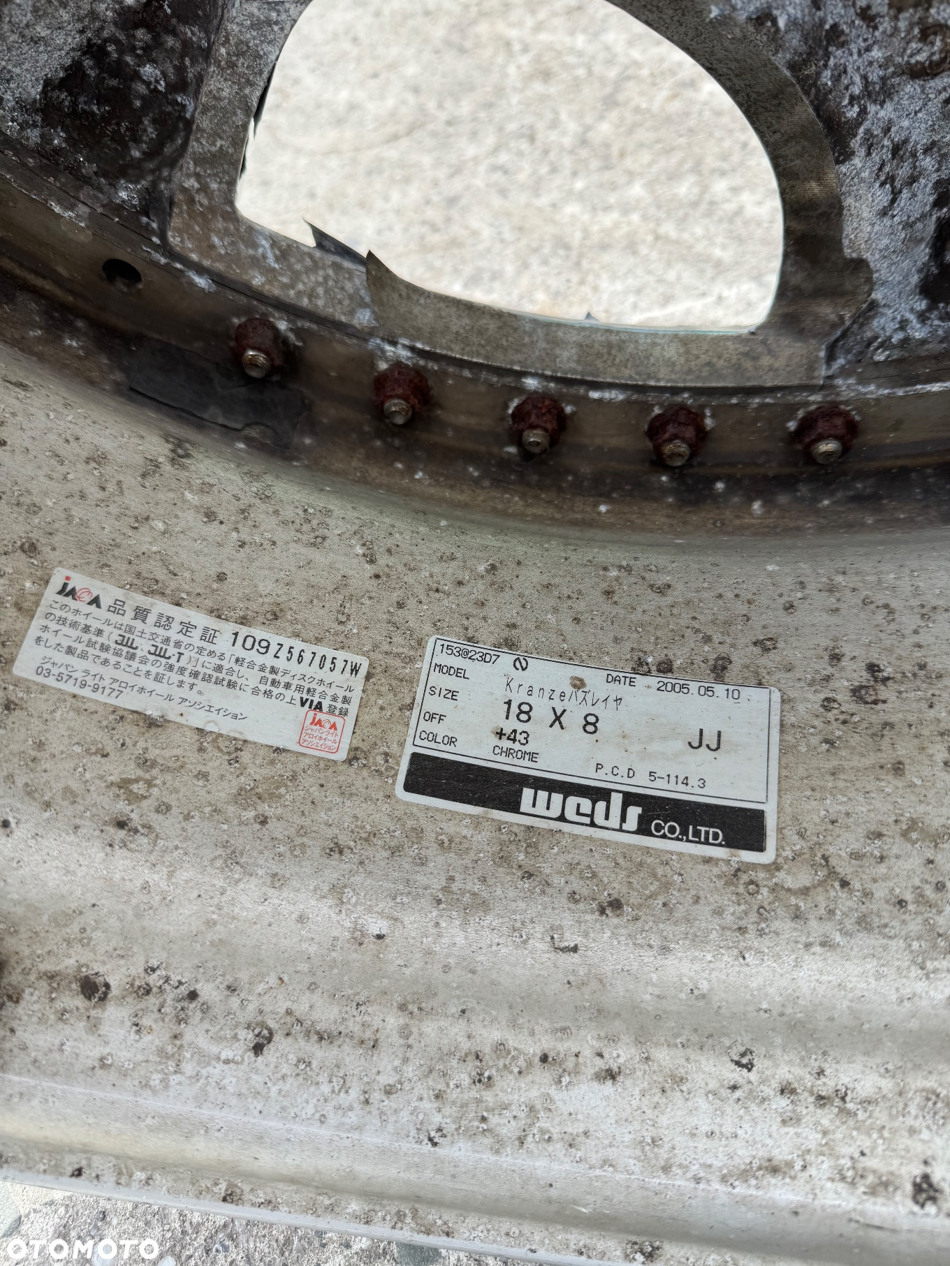 WEDS KRANZE BAZREIA 18" 8,0JJ et 43 & 9,5JJ et37 - 7