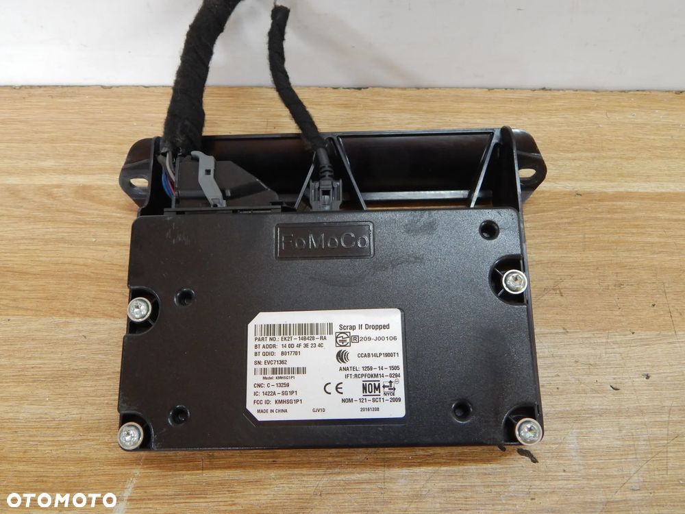Radio fabryczne ekran wyświetlacz moduł BT panel ramka przełacznik Ford TRANSIT MK8 custom 12-21  Łuków części - 4