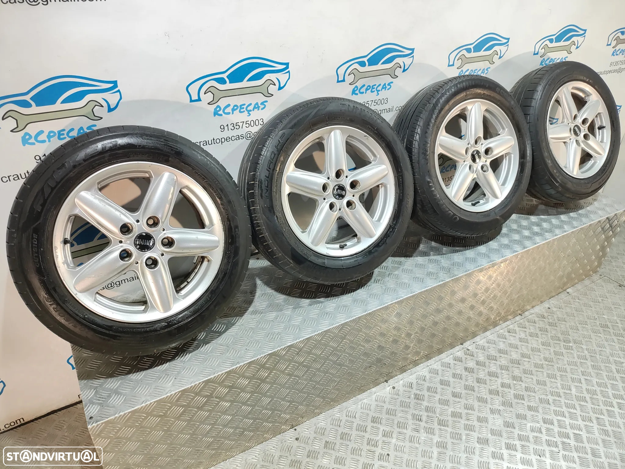 JANTES ORIGINAIS MINI COOPER R60 COUNTRYMAN 16 POLEGADAS 6,5J ET46 5X120 - 7