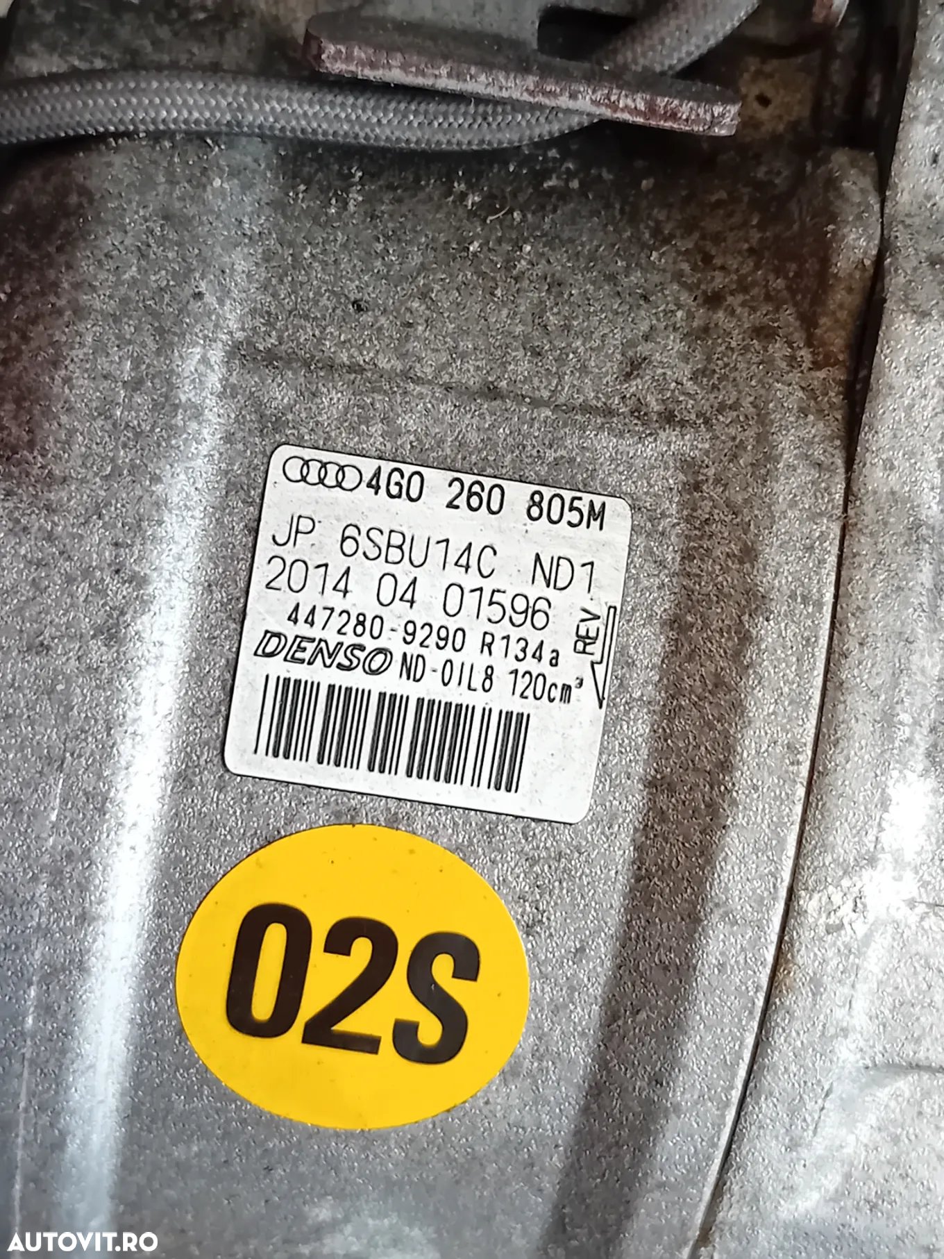 Compresor Clima AC Audi A6 C7 A4 A5 Q5 Q3 2.0 Tdi Euro 5/6 Motor CNH Cod 4G0260805M - 9